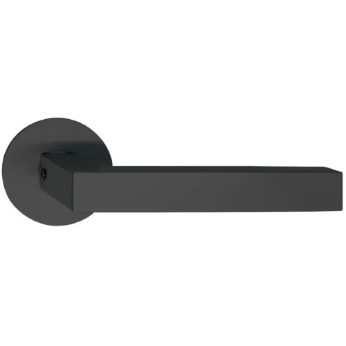 Marchesi rozettás kilincsgarnitúra MALMÖ kulcsrozetta nélkül körrozettás fekete