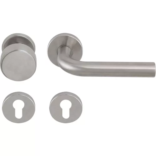 Solido rozettás váltógarnitúra DUBLIN DIN PZ 38 - 45 nemesacél matt