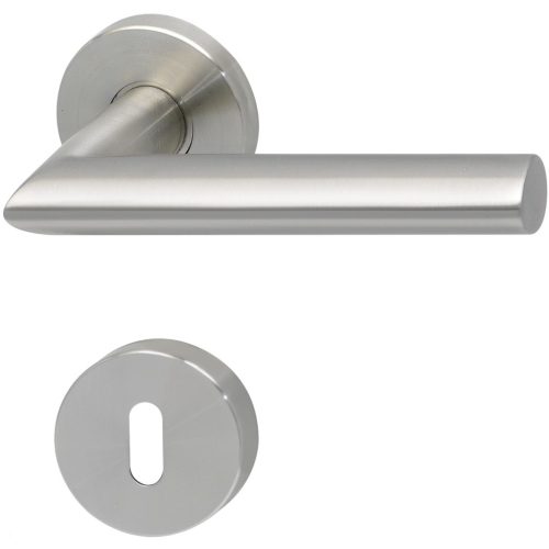 Solido rozettás kilincsgarnitúra GLASGOW DIN BB 38 - 45 nemesacél matt