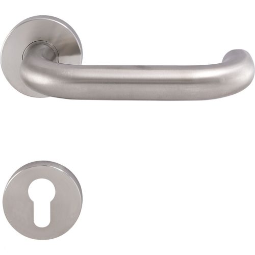 Solido rozettás kilincsgarnitúra TALIN DIN PZ 38 - 45 nemesacél matt