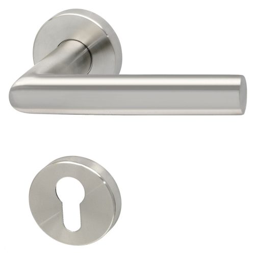 Solido rozettás kilincsgarnitúra VADUZ DIN - PZ 38 - 45 nemesacél matt