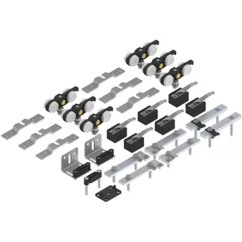 SOLIDO 100 teleszkópos szerelvénykészlet 3 szárnyú fához futósín nélkül