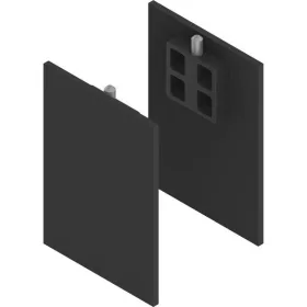   SOLIDO 100/HELM takarósapka készlet fa/üveg előlaphoz kétold. mennyezeti fekete