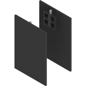 SOLIDO 100 takarósapka oldalprofilhoz üveg matt fekete