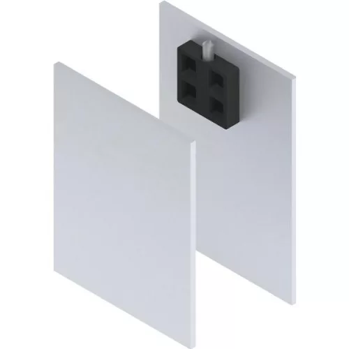 SOLIDO 100/HELM takarósapka készlet szerelősínhez/távtartó/ H/G előlaphoz ezüst