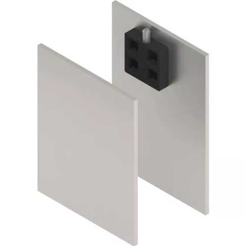 SOLIDO 100/HELM takarósapka készlet szerelősínhez/távtartó/ H/G előlap nemesacél