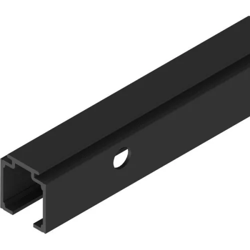 SOLIDO 100 futósín oldalfurattal 2200 mm ezüst eloxált