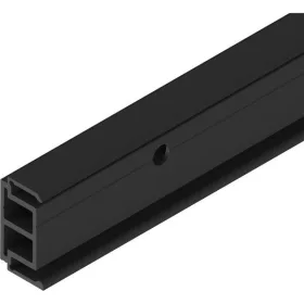   SOLIDO 100 távtartóprofil 15 mm oldalfurattal 2200 mm matt fekete