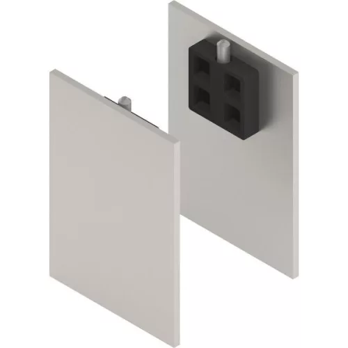 SOLIDO 100/HELM takarósapka szett fa/üveg előlaphoz kétold.mennyezeti nemesacél