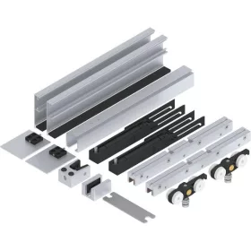   SOLIDO 100 vasalatszett üveg fékkel futósín  2500 mm ezüst