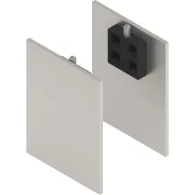   SOLIDO 100/HELM takarósapka fa/üveg fedlap távtartó profillal 15 nemesacél