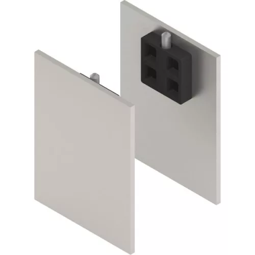 SOLIDO 100/HELM takarósapka fa/üveg fedlap távtartó profillal 15 nemesacél