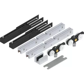 SOLIDO 100 vasalatszett üveg fékkel padlóvezető ezüst