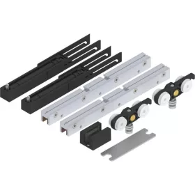   SOLIDO 100 vasalatszett üveg fékkel padlóvezető matt fekete