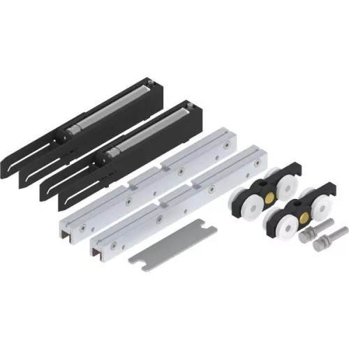 HELM 140 vasalatgarnitúra üveghezmindkét oldalon fékezővelsín nélkül