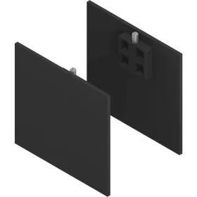   SOLIDO 100/HELM takarósapka készlet fa/üveg előlaphoz 2x15/1x9 mm fekete