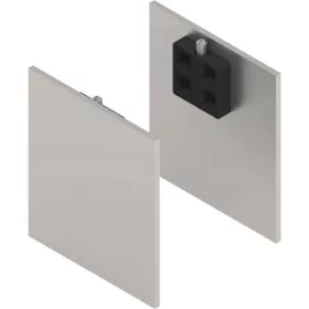   SOLIDO 100 takarósapka műszaki panelhez falra szereléshez nemesacél hatású