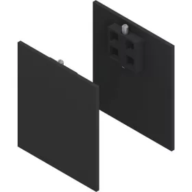   SOLIDO 100/HELM takarósapka készlet műszaki panel falra szerelhető fekete matt