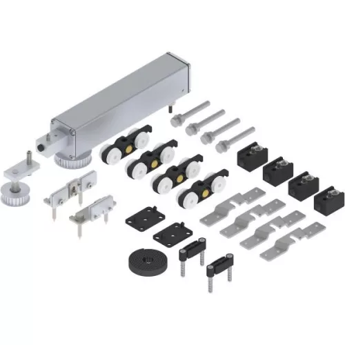 SOLIDO ECO tolóajtó meghajtószett 2-szárnyú faajtókhoz 40 kg