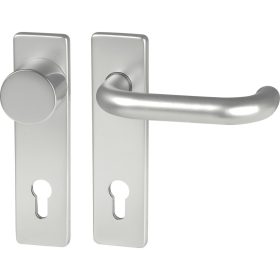   Grundmann rövidpajzsos váltógarnitúra GEOS 1754/D52K FH PZ 88 mm ezüst eloxált