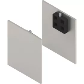   SOLIDO 100/HELM takarósapka fa/üveg előlaphoz távtartóprofil 9 és 15mm nemesacél