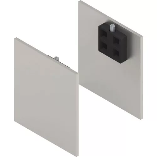 SOLIDO 100/HELM takarósapka fa/üveg előlaphoz távtartóprofil 9 és 15mm nemesacél