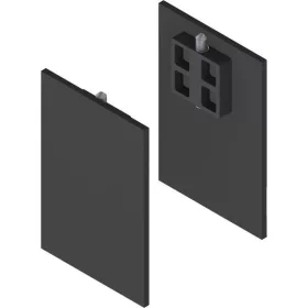   SOLIDO 100/HELM takarósapka szett előlap fa/üveg távtartó profillal 9 feketematt