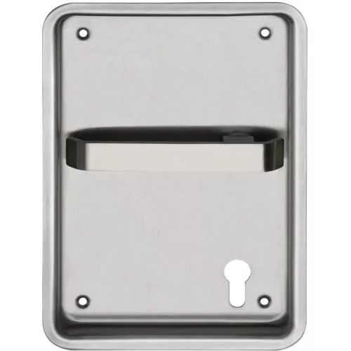 Tornaterem-vasalat 170 x 240 mm balos PZ 88 mm 8 mm matt nemesacél