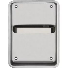   Tornaterem-vasalat 170 x 240 mm balos furat nélkül 9 mm matt nemesacél