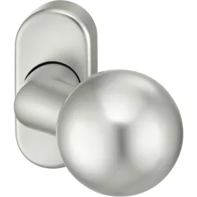   Fsb Ajtógomb Rozettán 7 846  50 mm Eltolt Forgatható Ezüst Eloxált