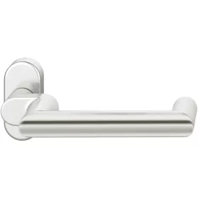   FSB keretes ajtó kilincs hajlított 6 1016 fenntartórugó B EN179 alumínium ezüst