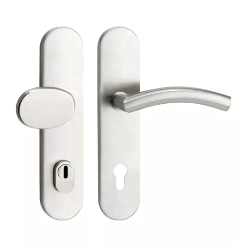 Marchesi hosszúpajzsos Biztonsági váltógarnitúra NEW YORK PZ 88 jobbos cilinder védővel matt