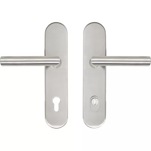 Marchesi hosszúpajzsos Biztonsági kilincsgarnitúra GEHRUNG PZ 92 magvédett nemesacél