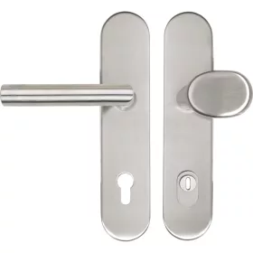   Marchesi Biztonsági hosszúpajzsos kilincsgarnitúra GEHRUUNG PZ 92 magvédett Nemesacél RC2