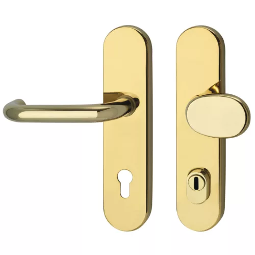 Marchesi hosszúpajzsos Biztonsági váltógarnitúra HARMONIE PZ 92 PVD-sárgaréz színű