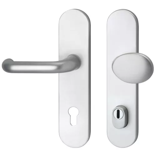 Marchesi pajzsos Biztonsági váltógarnitúra HARMONIE PZ 88 ajtóv.választható cilinder védővel ezüst R