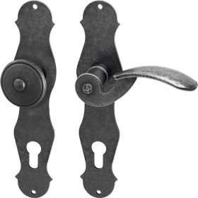   Halcö hosszúpajzsos váltógarnitúra STUBAI jobbos fekete világos passzivált