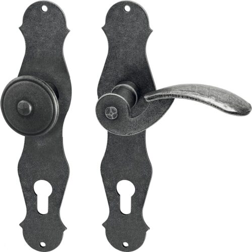 Halcö hosszúpajzsos váltógarnitúra STUBAI jobbos fekete világos passzivált