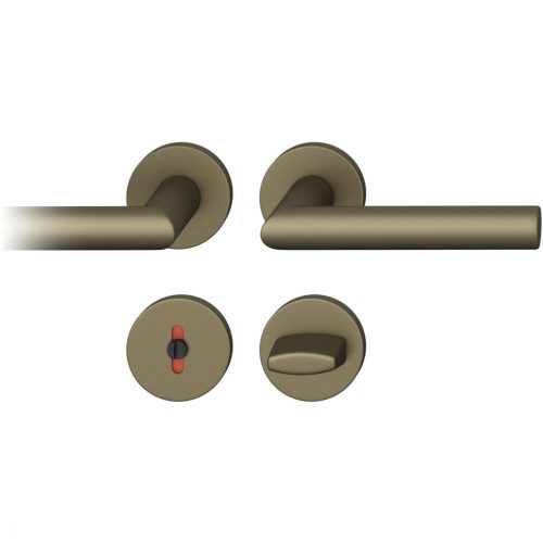 FSB kilincsgarnitúra 12 1076 ASL WC rozettán középbronzszínű