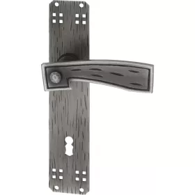   Schösswender hosszúpajzsos kilincsgarnitúra ELGA BB 90 fekete passzivált