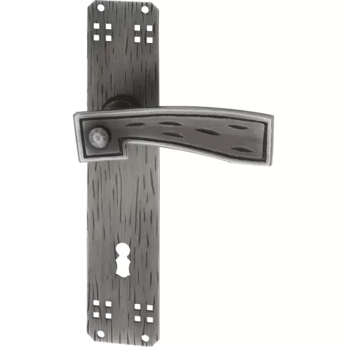 Schösswender hosszúpajzsos kilincsgarnitúra ELGA BB 90 fekete passzivált