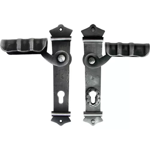 Schösswender pajzsos biztonsági fogantyúgarnitúra URBAN PZ 88 fekete passzivált lakkozott kivitelben