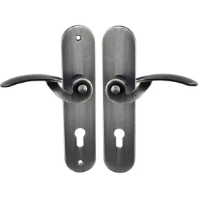   Schösswender pajzsos biztonsági kilincsgarnitúra TOSKANA PZ 92 horg. feketített