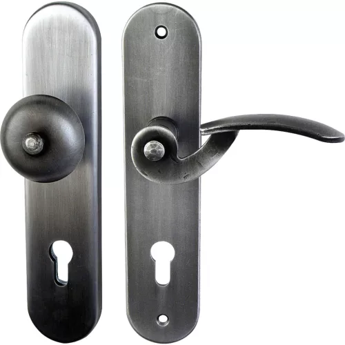 Schösswender hosszúpajzsos biztonsági váltógarnitúra TOSKANA PZ 88 bal horg. fekete passzivált