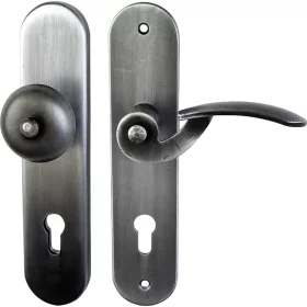   Schösswender hosszúpajzsos biztonsági váltógarnitúra TOSKANA PZ 92 bal oldali horg. fekete passzivál