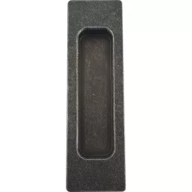 kagylófogantyú hosszú horganyzott fekete