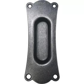   Kagylófogantyú 40x120mm ívelt horganyzott fekete világos passzivált