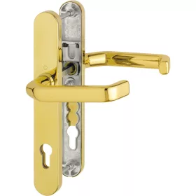   HOPPE LIVERPOOL biztonsági kilincsgarnitúra PZ92 77-82 mm sárgaréz