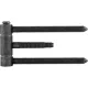 Befúrópánt 3 részes 18 mm tűzvéd.alkalmas horganyzott acél fekete