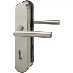   Grundmann biztonsági kilincsgarnitúra 2552 L-alakú RC2 nemesacél matt